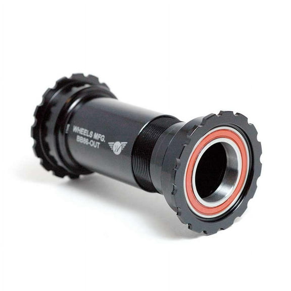 Wheels Manufacturing Outboard BB86/92 Shimano Bottom Bracket Black Threaded Cups
