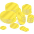thumbnail image 1 of ERDS-90 Pieces Mini Size Round Mirror Small Mirrors for Crafts Acrylic Mirror,for Mirror Tiles for Crafts and DIY Projects Supplies,1 Inch,2 Inch,3 Inch,4 Inch (Gold), 1 of 4
