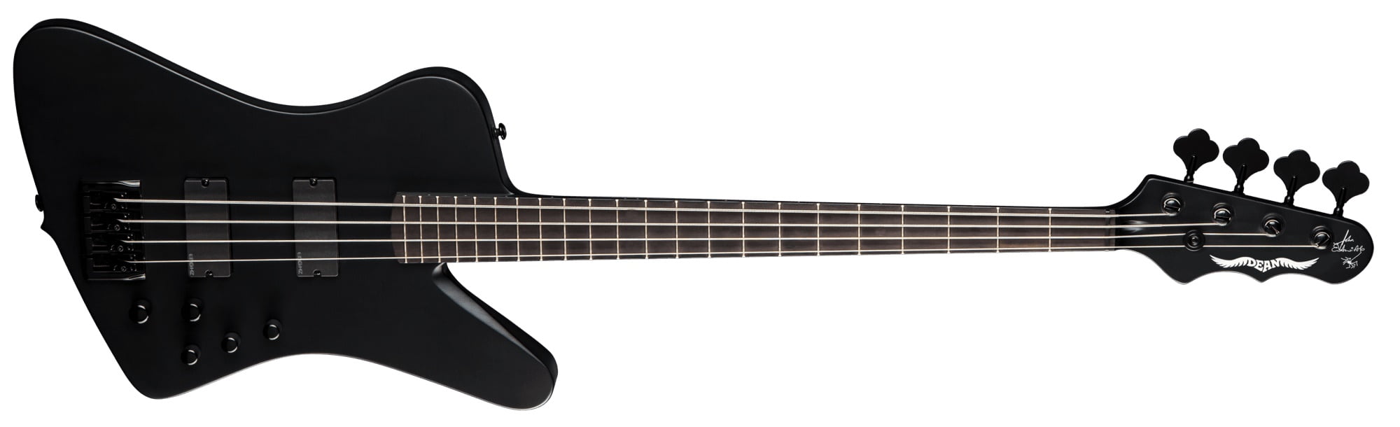 Dean John Entwistle Hybrid Pro Bass Guitar Black Satin