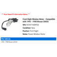 thumbnail image 2 of Front Right Window Motor - Compatible with 1995 - 1998 Nissan 200SX 1996 1997, 2 of 2
