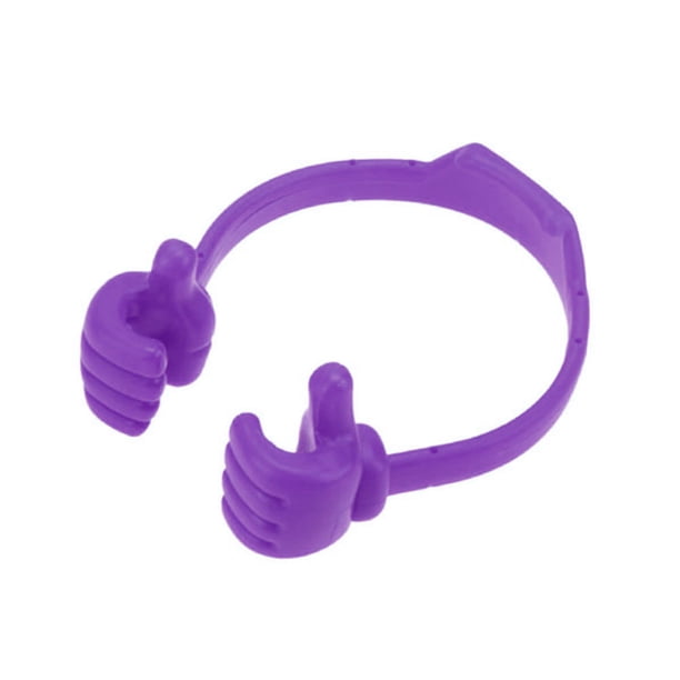 Soporte para Celular Con Pulgar Hacia Soportes para Teléfonos Móviles para IPhone/Samsung (púrpura)