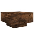 thumbnail image 1 of vidaXL Coffee Table with LED Lights Couch End Side Desk Living Room Furniture, 1 of 6