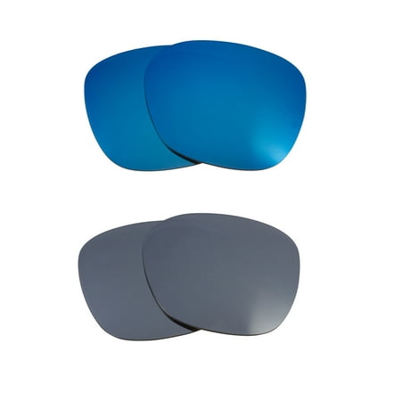 Garage Rock Replacement Lenses Blue & Silver by SEEK fits OAKLEY Sunglasses