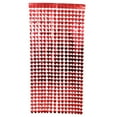 thumbnail image 1 of MasteelfCA Rideau de Porte à Paillettes en Forme de Cœur pour Fête, Fond Photo Décoratif Brillant pour Fenêtre et Porte pour Mariage, Mariage, Anniversaire (Rouge), 1 of 7