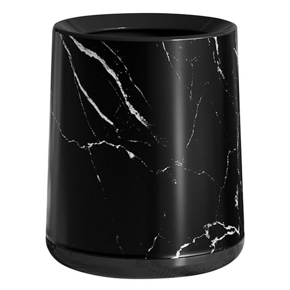 Raindrops Marble Waste Basket For Bathroom Small Decorative Trash Bin For Bedroom Office And Kitchen Cute Mini Trash Can Supply For Desk