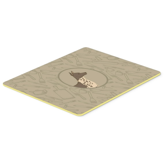 American Hairless Terrier In the Kitchen Kitchen or Bath Mat 20x30