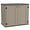 Dark Brown-05, variant on KINYING Outdoor Storage Shed - Horizontal Storage Cabinet Waterproof for Garden, Patio, Backyard, Storage Box for Easy Storage of Garbage Cans, Tools, Lawn Mower, 26 Cubic Feet,Dark Brown