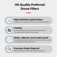 thumbnail image 4 of Drone Filters Set, Snap on Drone ND CPL Filter Set Scratch Proof Oil Proof Grime Proof  for Photography Accessory, 4 of 7