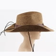 thumbnail image 1 of Sombrero de vaquero de paja, sombreros de vaquero unisex moldeables, sombreros de vaquero, para protección solar Macarena Sombrero de vaquero, 1 of 8