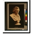 thumbnail image 2 of Historic Framed Print, Ludwig van Beethoven - studied from the death mask - 2, 17-7/8" x 21-7/8", 2 of 9