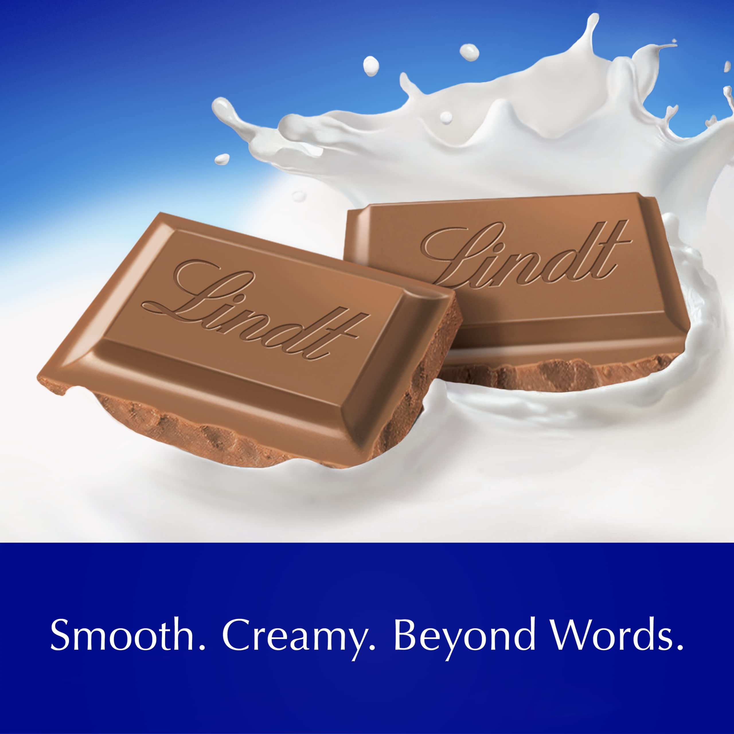 Lindt CLASSIC RECIPE Milk Chocolate Bar, Milk Chocolate Candy, 4.4 oz. (12 Pack)