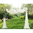 thumbnail image 3 of WARM HOME DESIGNS 8 Yards Ivory Chiffon Fabric for Kitchen or Wedding Arch Decorations. CF 288 IVORY, 3 of 5