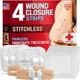 thumbnail image 1 of Tiras de emergencia para cerrar heridas MYHELP, paquete de 4, 1 of 8