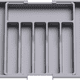 thumbnail image 2 of Caja Almacenamiento para Cubiertos Estante Ajustable para Cubiertos Cajón Plástico Retráctil Caja Almacenamiento Cubiertos Expandible Placa Almacenamiento Telescópica Bandeja para Cubiertos (negro), 2 of 9