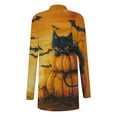thumbnail image 5 of Neewe Women's Open Front Cardigan Shirt Halloween Long Sleeve Lightweight Coat, 5 of 6
