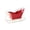 Red, variant on ZORVINEX Vintage Gold Snow Sleigh Planter with Curved Runners – Rustic Iron Christmas Centerpiece for Holiday Decor, Table, Mantel & Gift Display,Gold