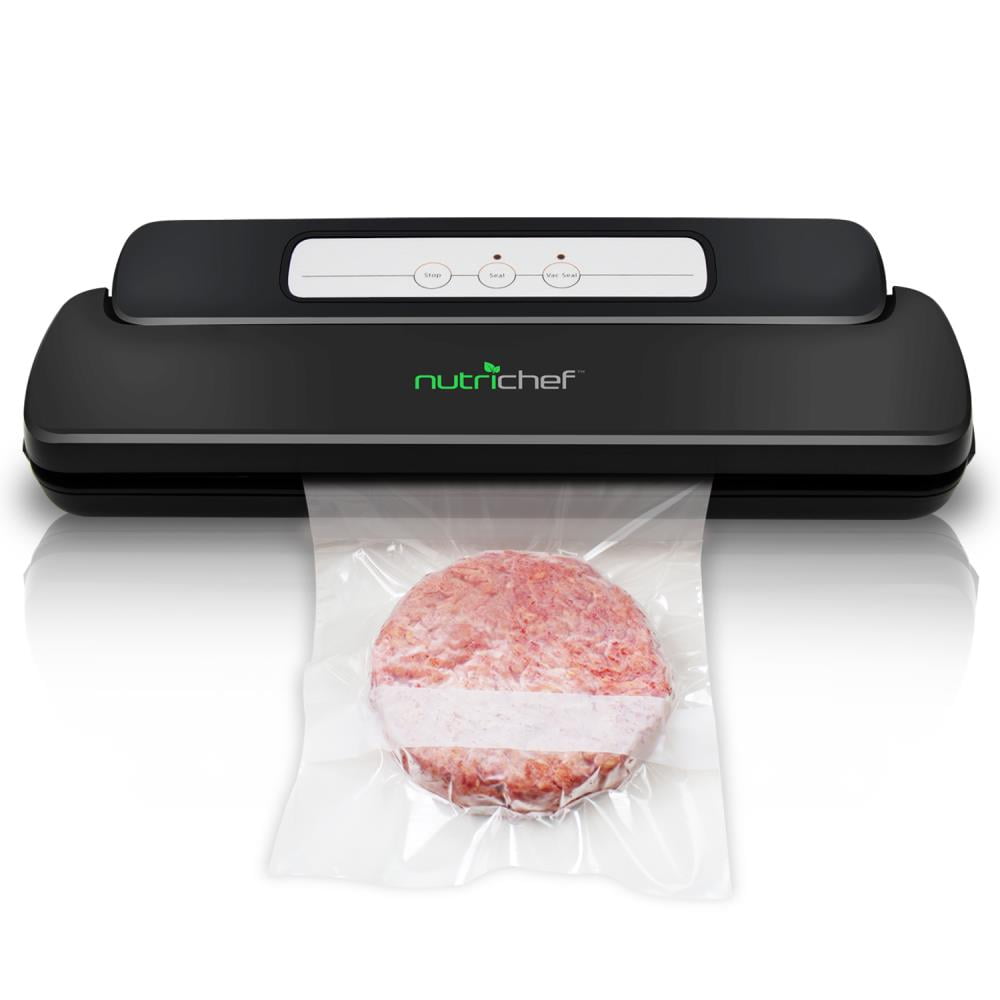 NutriChef PKVS10BK Automatic Vacuum Sealer Electric Air Sealing