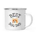 thumbnail image 1 of Koyal Wholesale Best Dog Dad Stainless Steel Campfire Coffee Tea Mug, Corgi, Dog Graphic, 1-Pack, 1 of 4