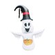 thumbnail image 3 of Fantasma inflable de Halloween de 47 pulgadas, decoración de jardín, ligero, impermeable, para porche, césped, bonito adorno de césped con luces, 3 of 10