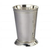 Silver-plated Beaded Mint Julep Cup Q-GL2179