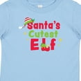 thumbnail image 4 of Inktastic Christmas Santa's Cutest Elf Boys or Girls Baby T-Shirt, 4 of 5
