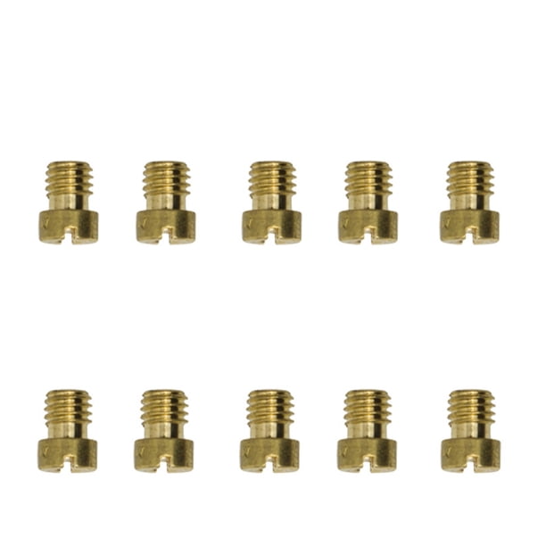 Wweixi 10 Pieces Motorcycle Carburetor Main Jet Replacement Assortment