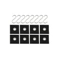 thumbnail image 4 of 8 Pcs Tuyauterie de Rail d'Auvent pour Rails de Tuyauterie de 5-6 mm et 7-8 mm, Auvent avec Crochet, 4 of 9