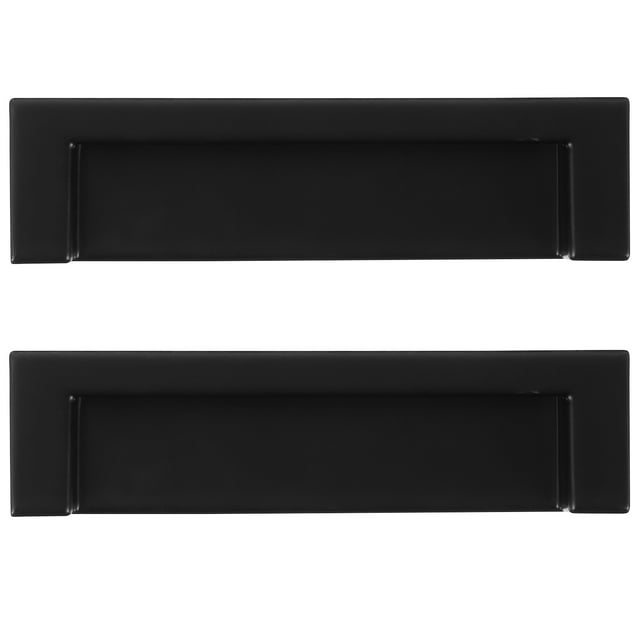 IFANLANDOR 2 Pcs Poignée de Porte Encastrée en Alliage de Zinc pour Décorateurs d'Intérieur Distance de Trou 96Mm