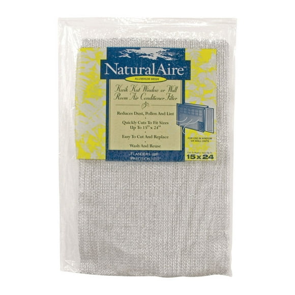 Filtro de aire acondicionado NATURALAIRE 15x24x0,6 cm 4 MERV