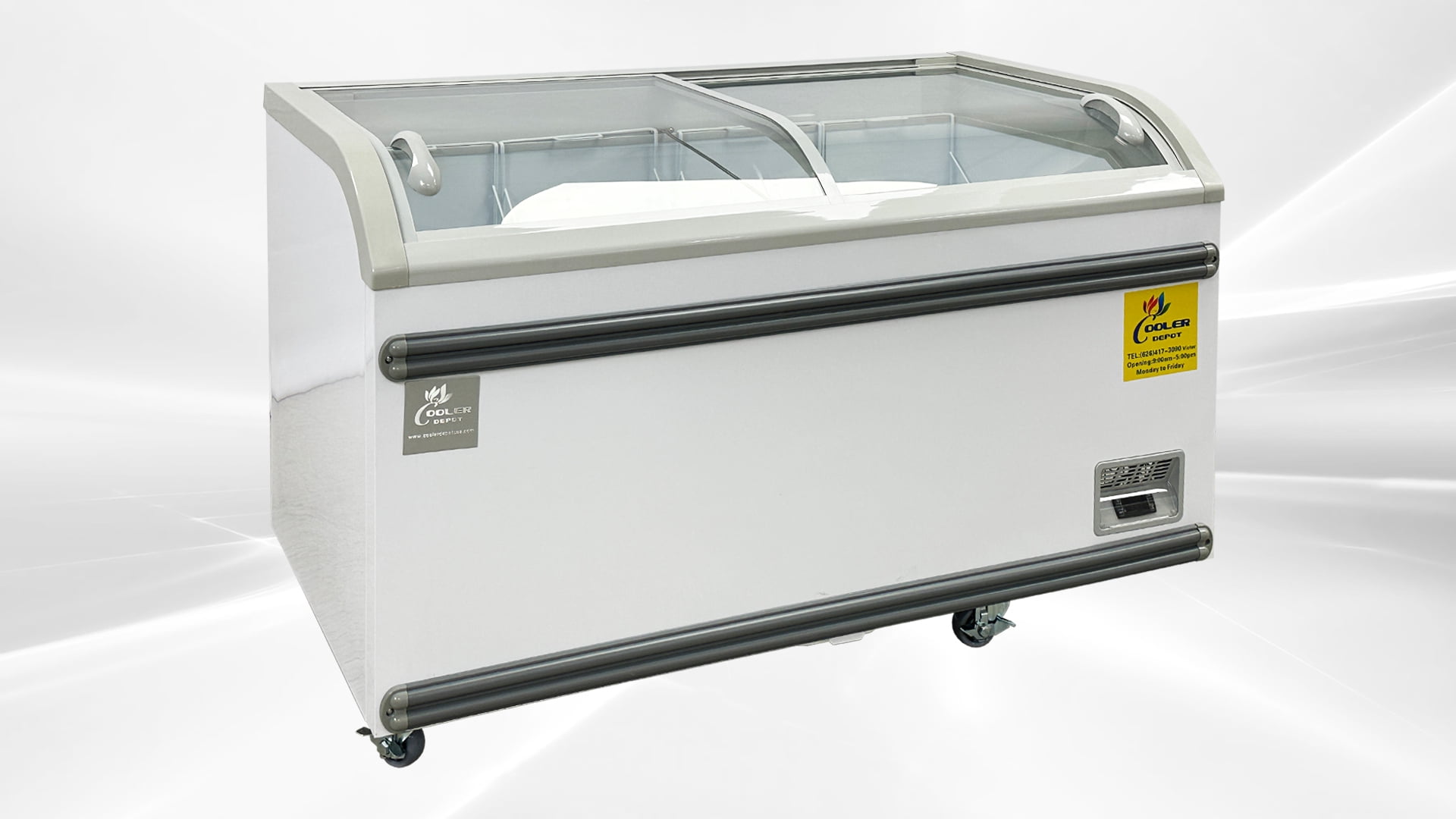 Cooler Depot 56 In. Supermarket Grocery Freezer Commercial Chest Freezer WD-500Y, NSF Certified