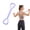 Purple, variant on Figure 8 Resistance Bands with Handles, 2026 New Silicone Exercise Bands for Women Men, 20 lb Tension Rope for Working Out, Arm, Back, Shoulder