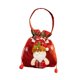 thumbnail image 2 of Bolsa de regalo de Navidad, bolsa de regalo con cordón, portátil, reutilizable, bonita, para fiestas de Navidad, bolso de mano, decoración navideña Papá Noel, 2 of 8