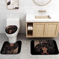 thumbnail image 4 of Juego de cortinas de baño con cita inspiradora de Omebero, 4 of 6