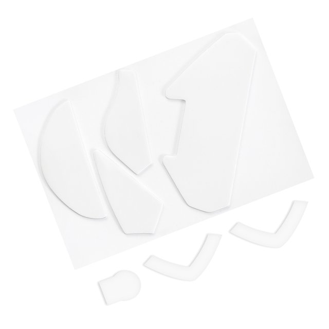 Unique Bargains Rounded Curved Edges Mouse Feet Skates 0.8mm for G402 Gaming Mouse White 7Pcs/1 Set