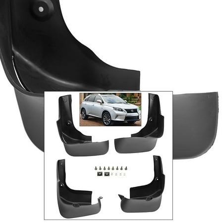 Front Mud Guard - Front Rear Mud Flaps Splash Guards 2010-2015 Lexus RX350 2010-2015 RX450H