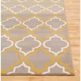 thumbnail image 4 of Modern Moroccan Trellis Gray/Yellow 5'x7' Area Rug, 4 of 5