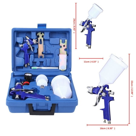 Hvlp Spray Gun Kit >> Zimtown Hvlp Paint Spray Gun Kit Auto Gravity Feed Guns 0 8mm 1 4mm Paint Nozzle For Spraying Primers Sealers Hvlp Spray Gun Kit >> Zimtown Hvlp Paint Spray Gun Kit Auto Gravity Feed Guns 0 8mm 1 4mm Paint Nozzle For Spraying Primers Sealers