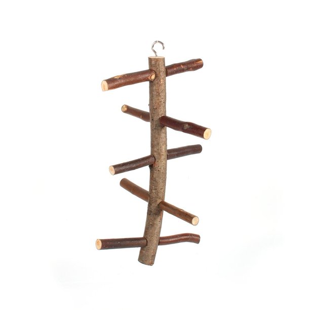 Mgaxyff Yosoo Parrot Birds Perches Cage Stand Toy Hanging Wooden