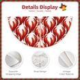 thumbnail image 3 of Disketp Fire Symbols Christmas Tree Skirt, Christmas Tree Decorations, Christmas Decor, Tree Mat Decoration(30-48IN)-36", 3 of 6