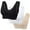 D506/BK2, variant on Womens Bras Women's Front Side Buckle Lace Edge No Underwire Movement Seamless Gathering Adjustment Yoga Sleep Large Bra Comfortable Everyday Bras