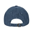 thumbnail image 5 of Lispipm Embroidery Baseball Cap for Women Men Vintage Adjustable Dad Hats Washed Cotton Plain Sun Hat for Daily Wear Blue, 5 of 6