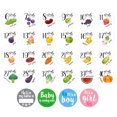 thumbnail image 4 of 28pcs Pregnancy Weekly Belly Growth Stickers Commemorative Photography Props, 4 of 9