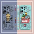 thumbnail image 4 of Case For OPPO FIND X6 X3 REALME X7 X50 RENO 2 4Z 4 6 Lite 5Z 5F 4G 5G PRO Liquid Silicone Case Marvel Groot Baby Manga, 4 of 5