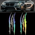 thumbnail image 2 of REFLECTIVE AUTO CAR HEADLIGHT MONSTER STICKERS Scratch Stripe Claw Vinyl Decal, 2 of 4