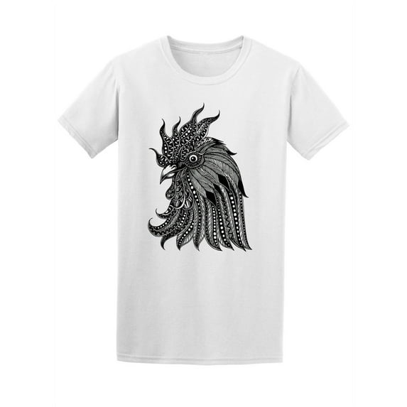 Rooster Head With Ethnic Tee Men's -Image by Shutterstock