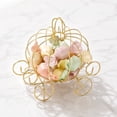 thumbnail image 5 of Carriage Centerpieces for Tables, Princess Pumpkin Carriage Candy Holder, Iron Tabletop Centerpiece Decoration, Candy Cart Container for Halloween, Wedding, Birthday Party Favors, 5 of 7