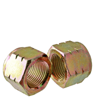 

7/16 -14 Nylon Insert Lock Nut Grade C Zinc Yellow (inch) (Quantity: 100)