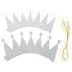 thumbnail image 3 of EeaseMX 6 coronas de cumpleaños con purpurina, sombreros de fiesta, coronas de príncipe para niños y adultos (plateadas), 3 of 7