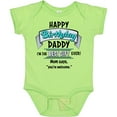 thumbnail image 3 of Inktastic Happy Birthday, Daddy Best Ever in Blue Boys or Girls Baby Bodysuit, 3 of 5