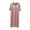 Pink, variant on Wdfiry Women's Nightgown T-Shirts Dress Sleepshirts Built-in Bra Short Sleeve Sleepwear Soft Pajama Dress